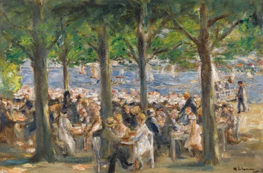 Garden Restaurant on the Havel under Trees